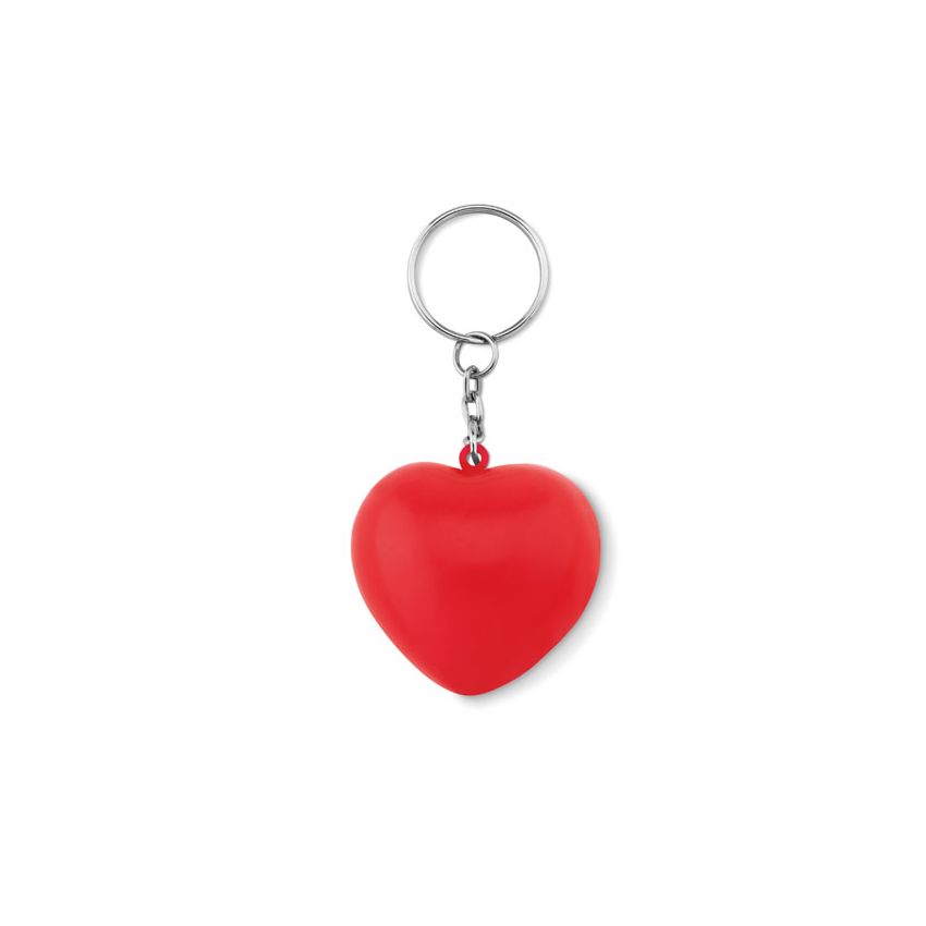 Heart-shaped keyring