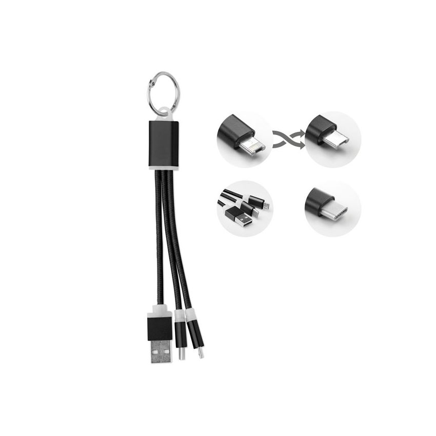 Set of 3 types of cable