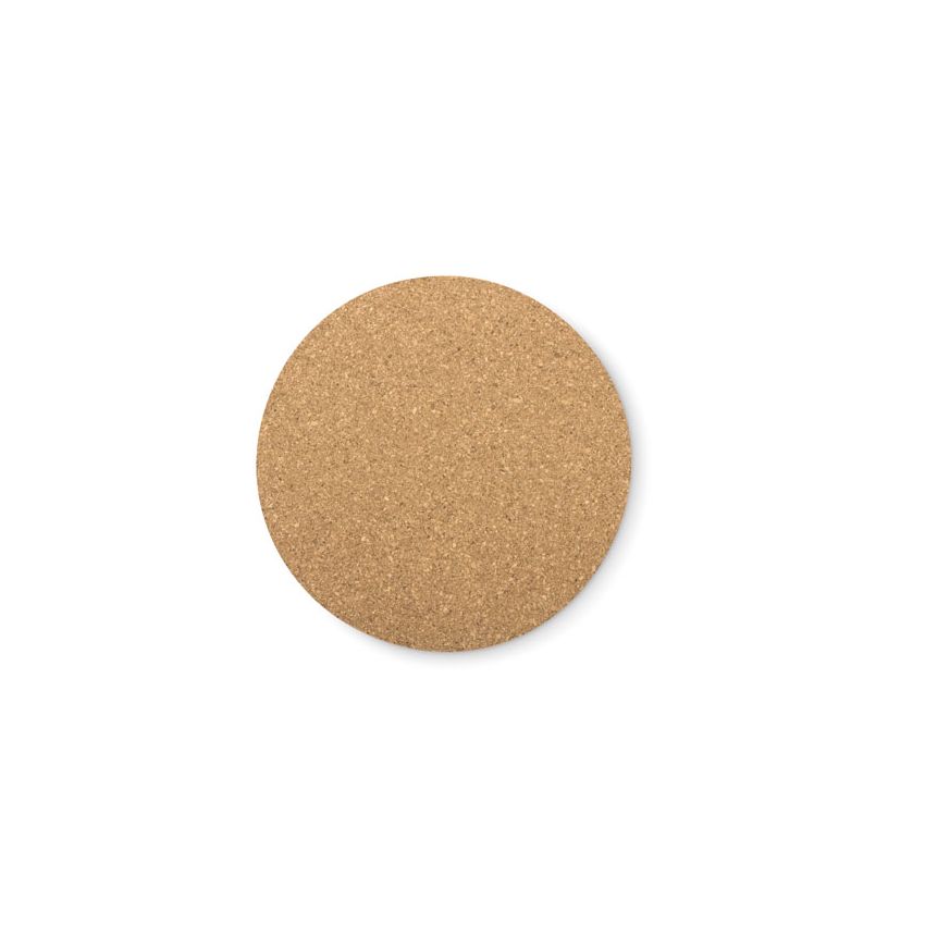 Round cork coaster