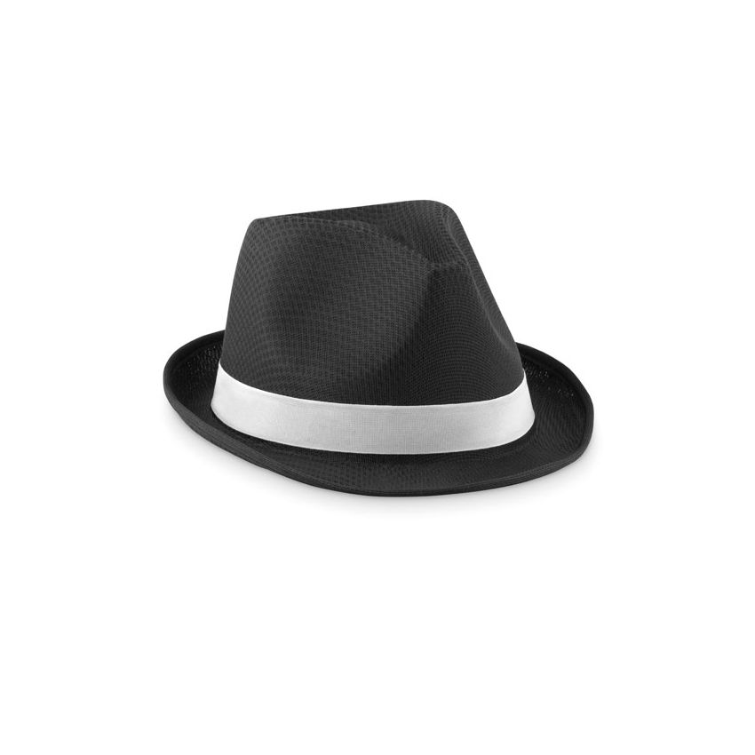 Coloured straw hat