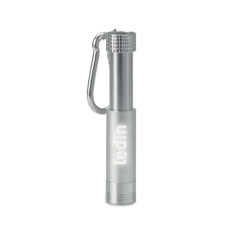 Aluminium/ABS LED keyring
