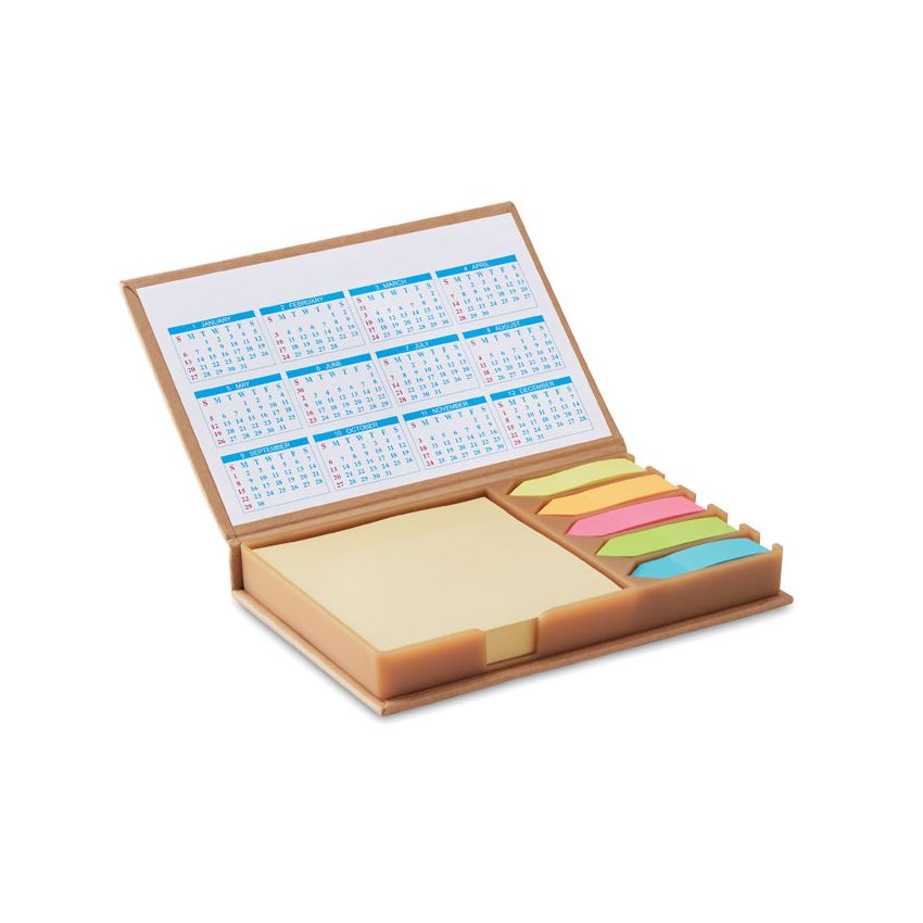 Notepad with calendar
