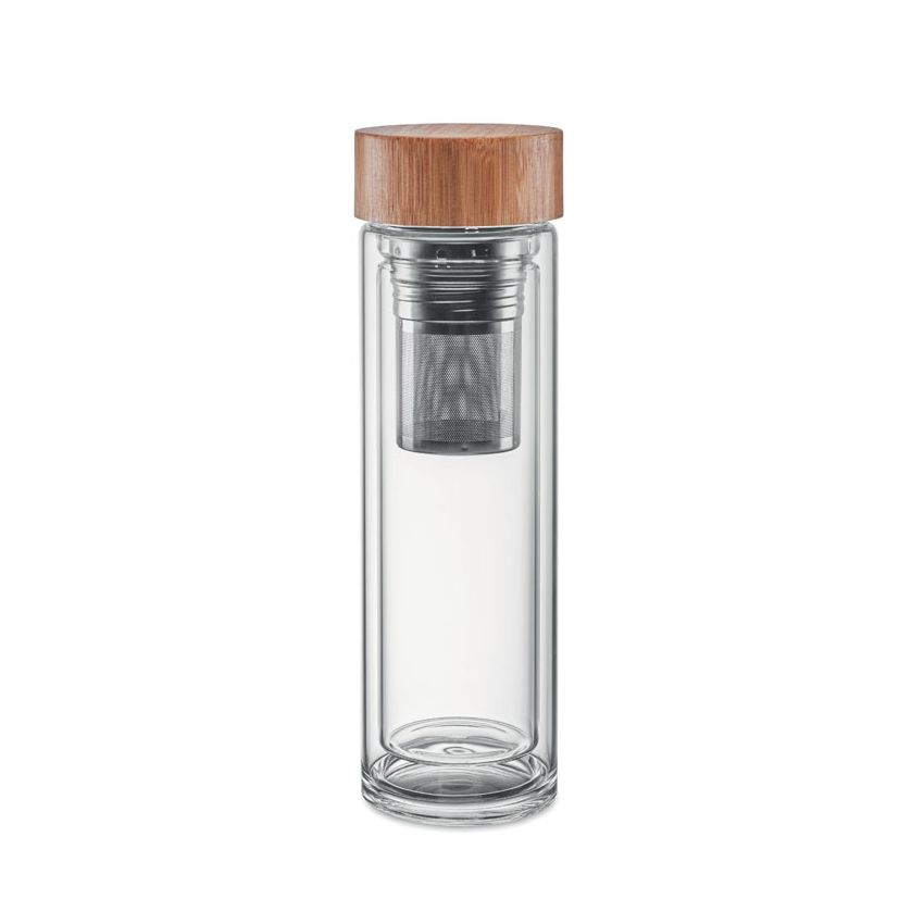 Double-sided glass bottle 400ml