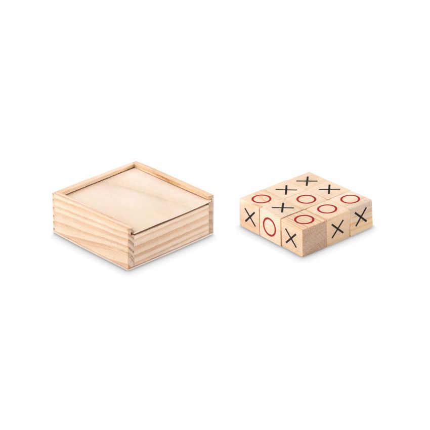 Wooden noughts and crosses