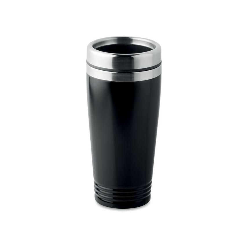 Double-walled travel cup