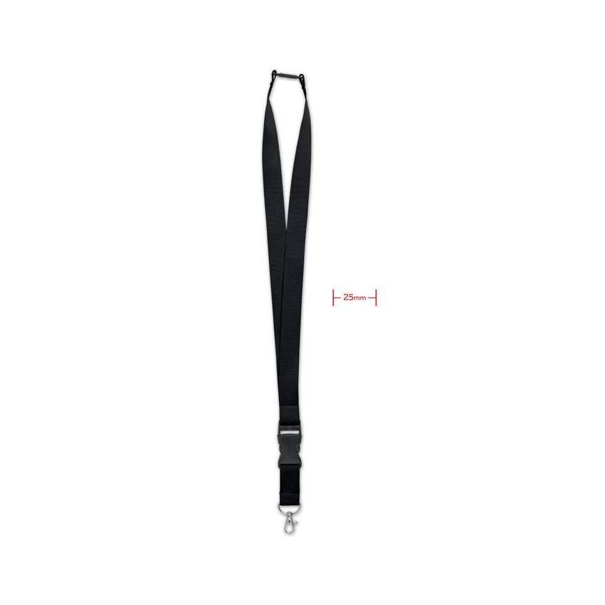 Lanyard 25mm metal hook