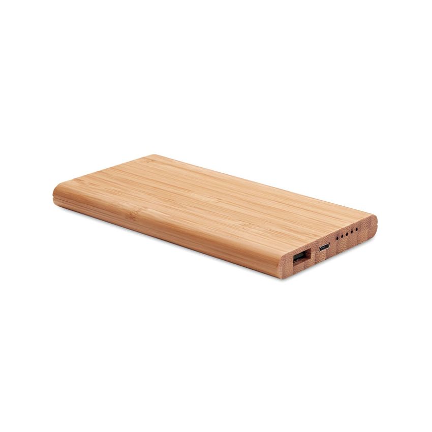 Bamboo wireless power bank