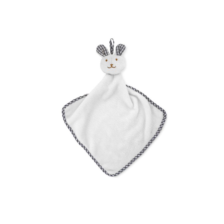 Plush bunny bib
