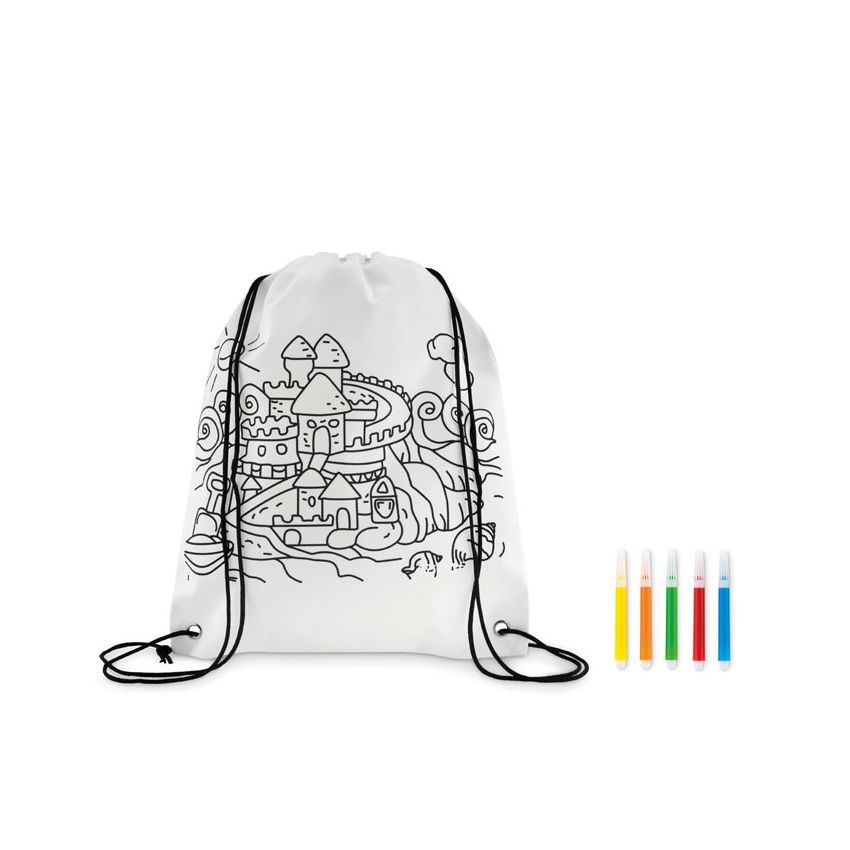 Non-woven drawstring bag