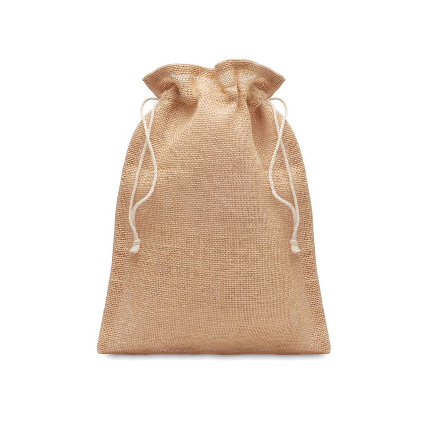 Medium jute gift bag 25x32cm