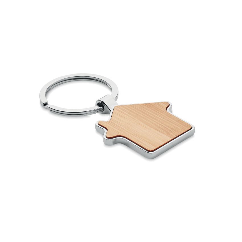 Metal bamboo keyring