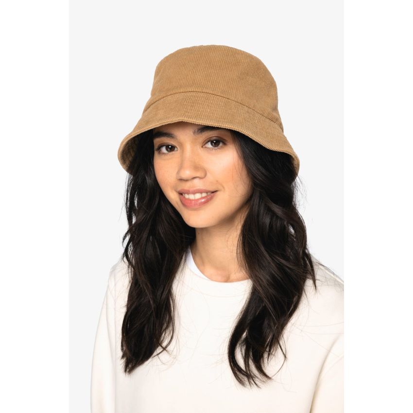 Eco-responsible Panama in unisex corduroy