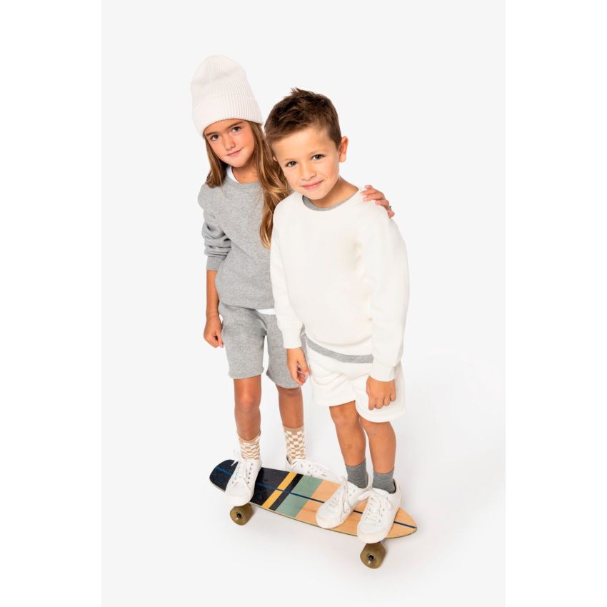Kids' eco-friendly crew neck sweatshirt