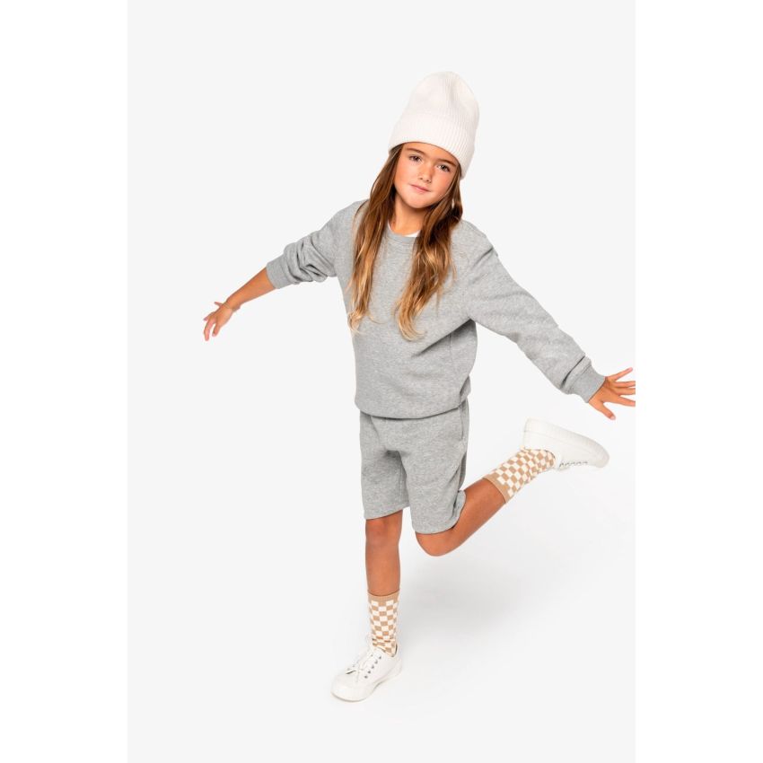 Kids' eco-friendly crew neck sweatshirt