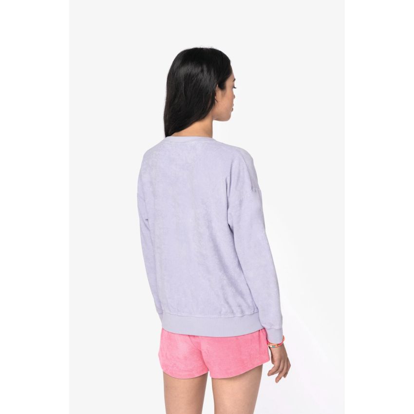 Women's eco-responsible Turkish knit sweatshirt