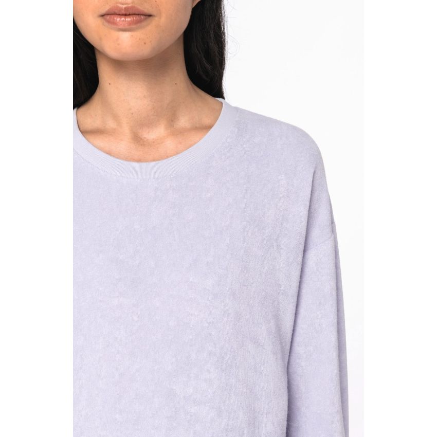Women's eco-responsible Turkish knit sweatshirt