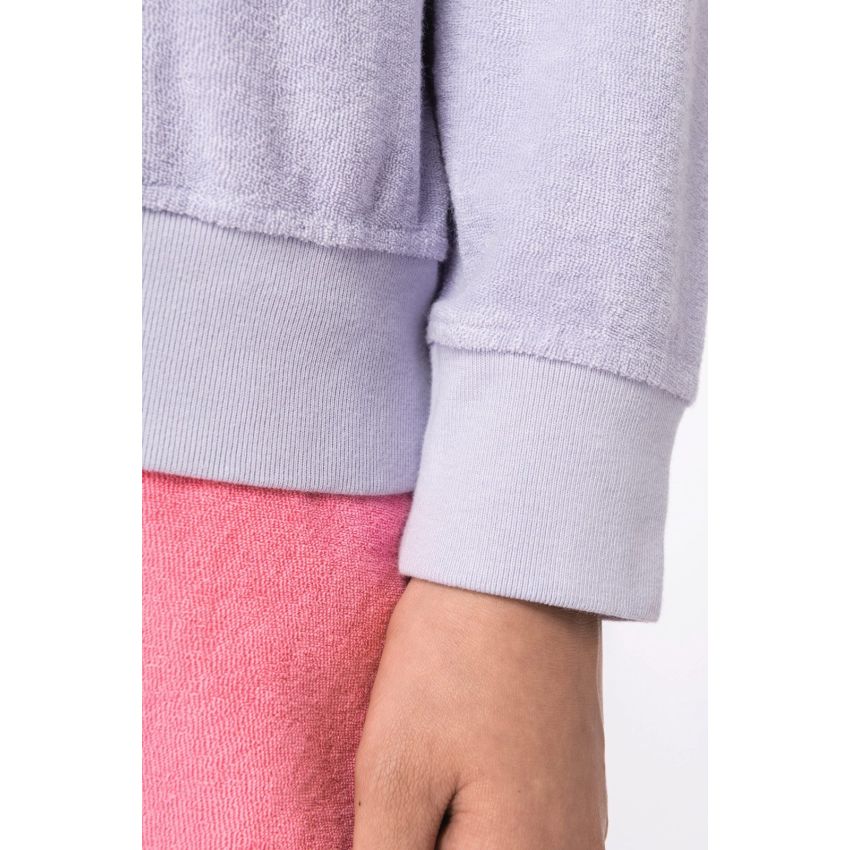 Women's eco-responsible Turkish knit sweatshirt