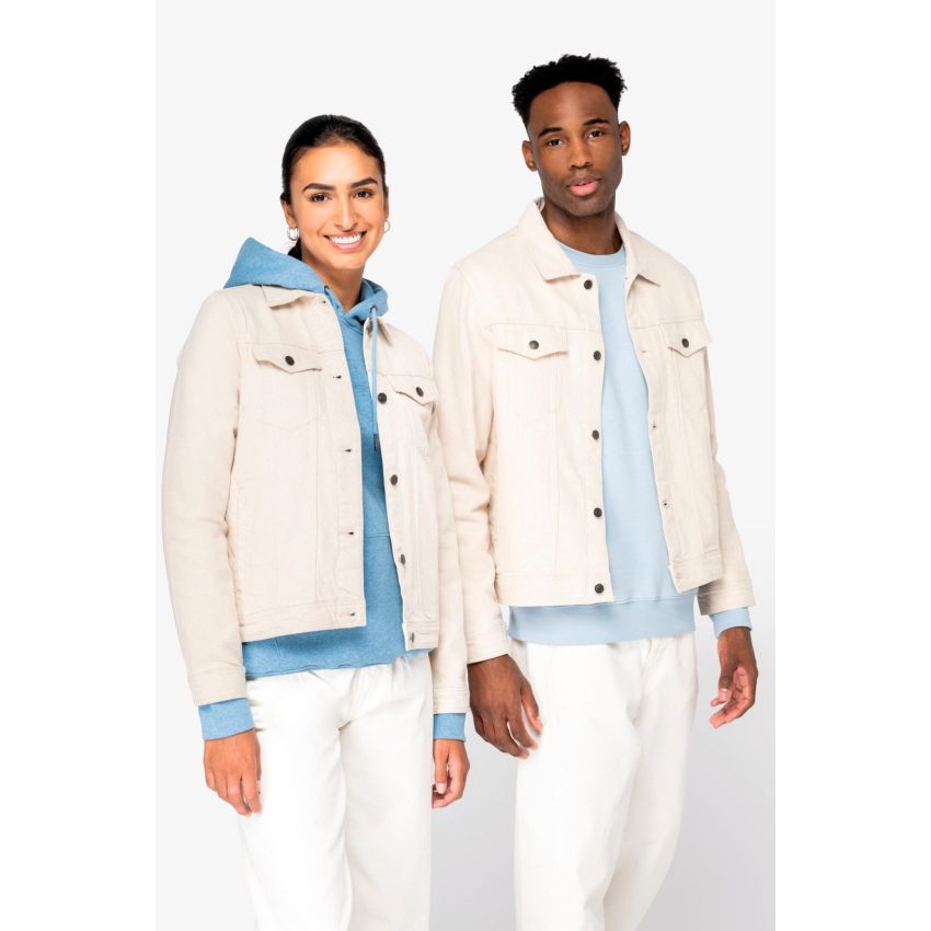 Eco-responsible women's hemp jacket