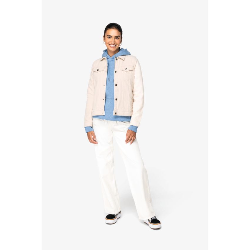 Eco-responsible women's hemp jacket