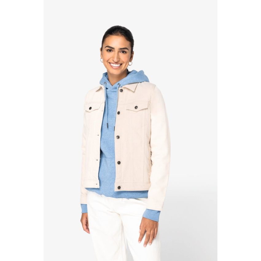 Eco-responsible women's hemp jacket