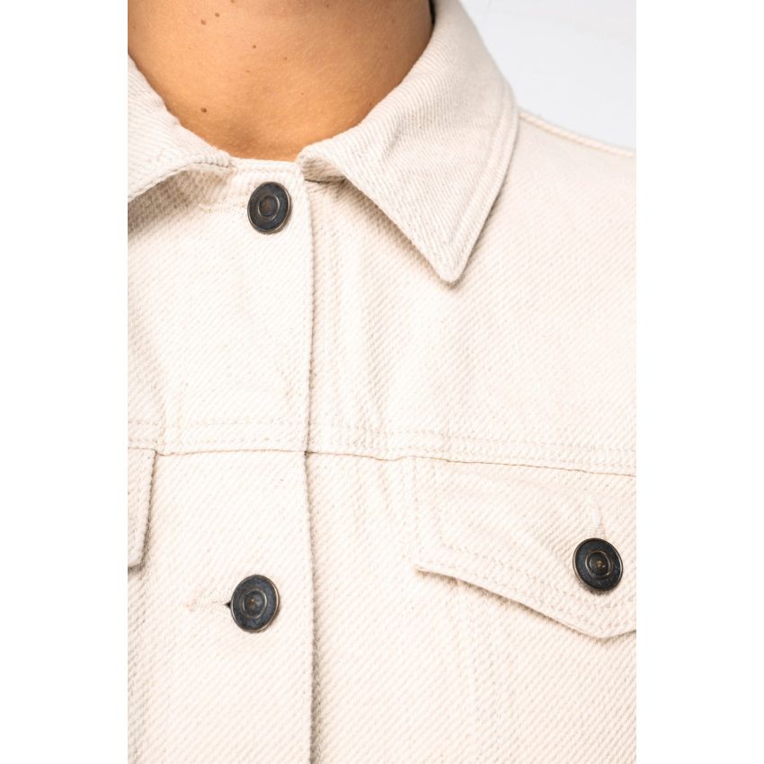 Eco-responsible women's hemp jacket