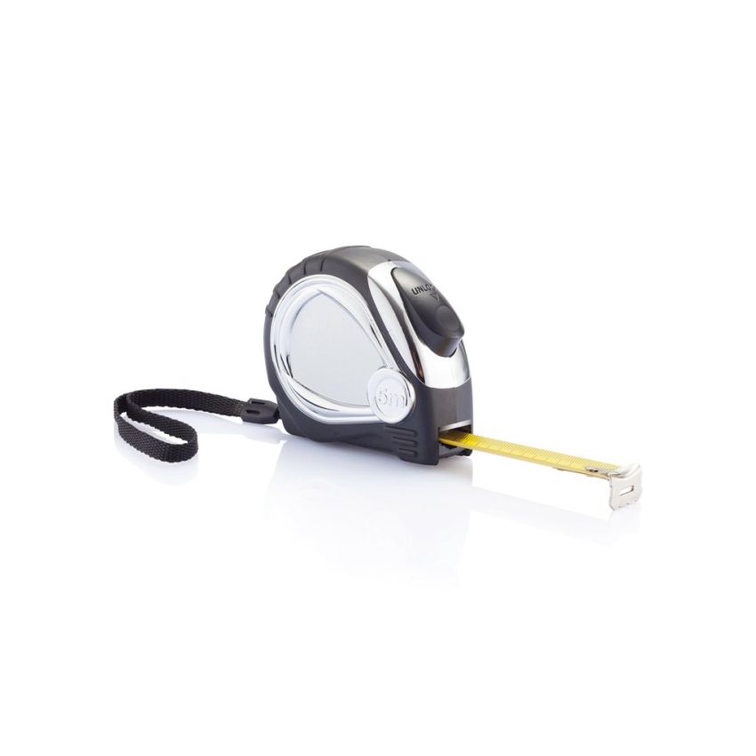 Chrome auto-stop tape measure