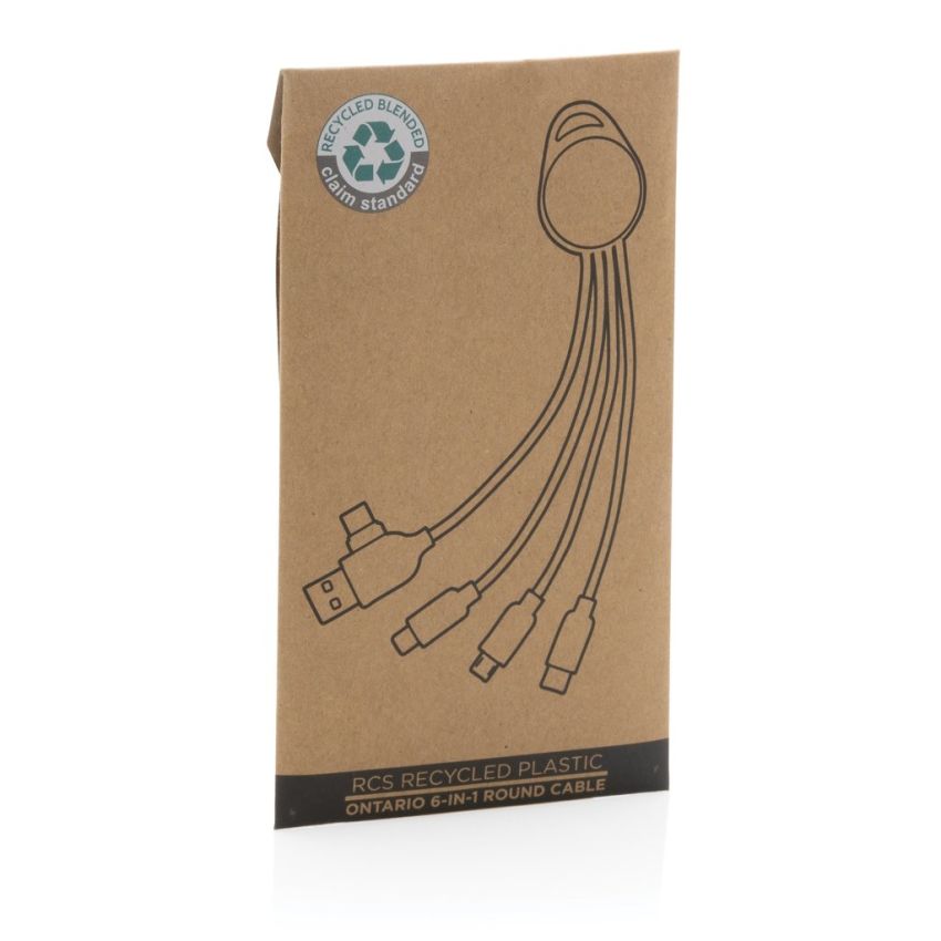 Ontario 6-in-1 round cable made from recycled plastic RCS