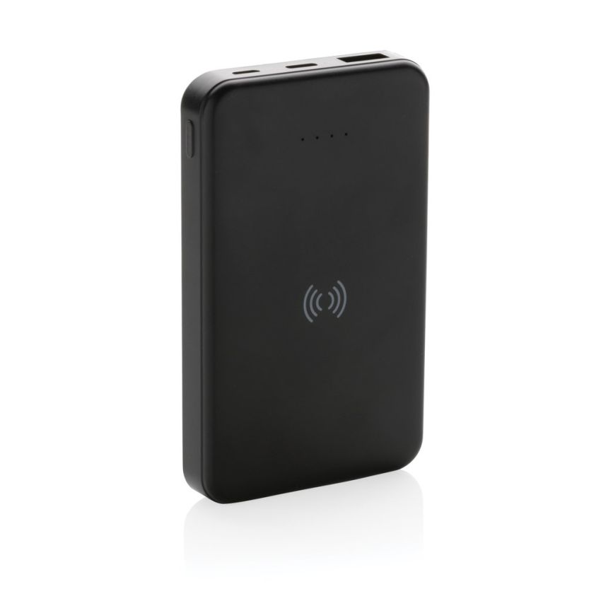 5W Wireless Power Bank Recycled RCS Plastic 5,000 mAh