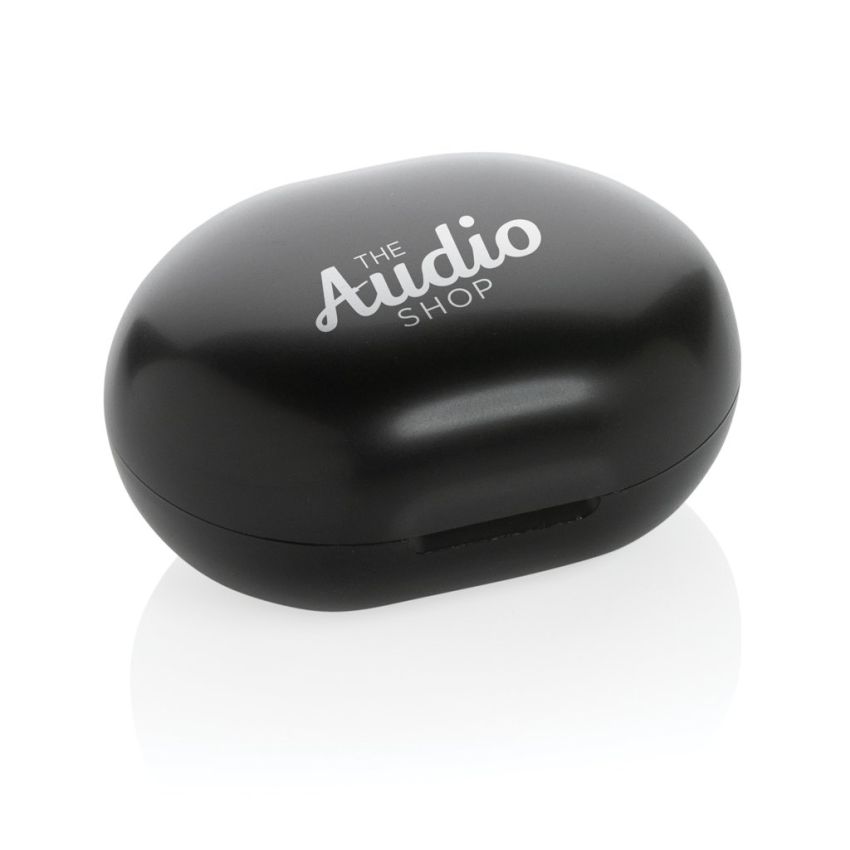 Standard RCS recycled plastic TWS earbuds