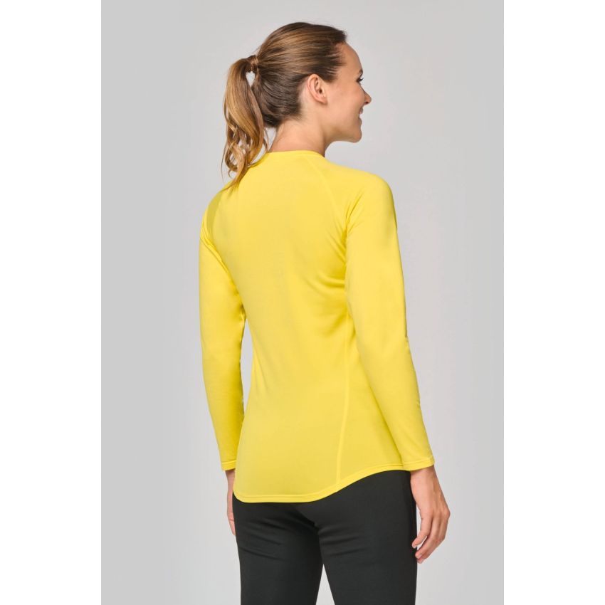 Long-sleeve sports base layer T-shirt