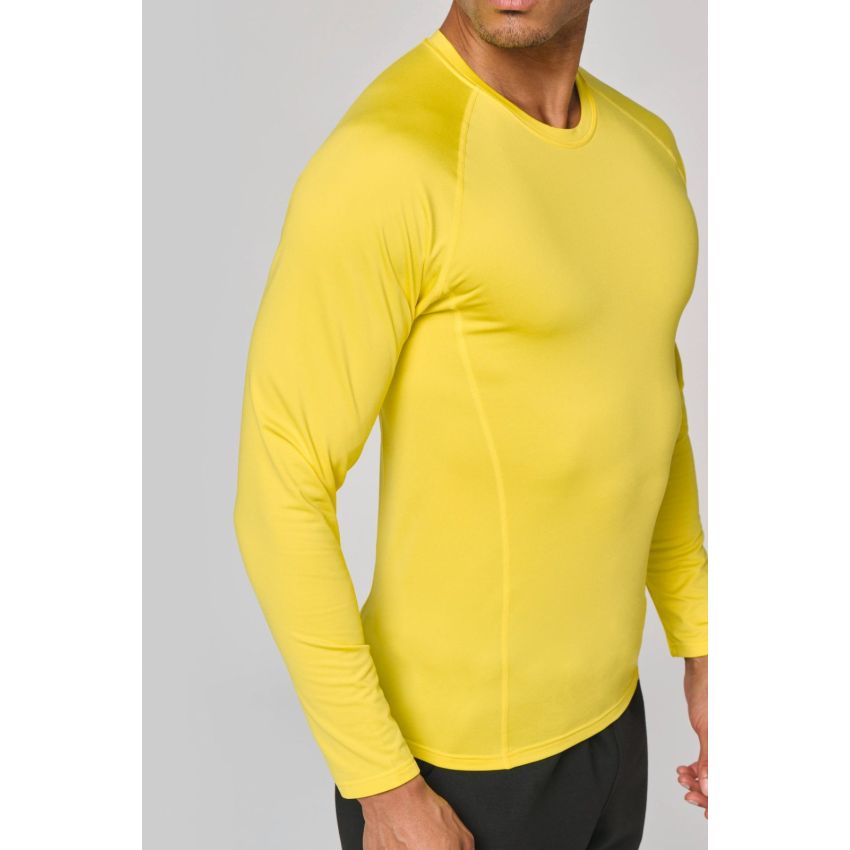 Long-sleeve sports base layer T-shirt