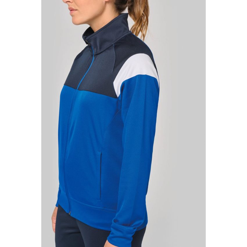 Unisex tracksuit jacket with zip