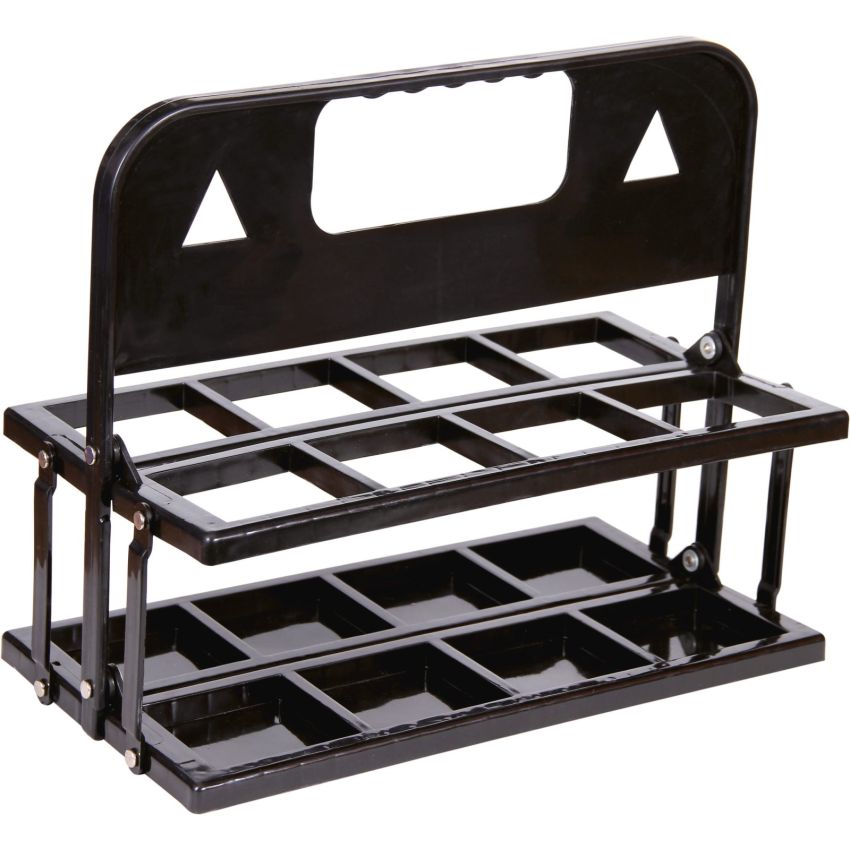 Folding bottle holder