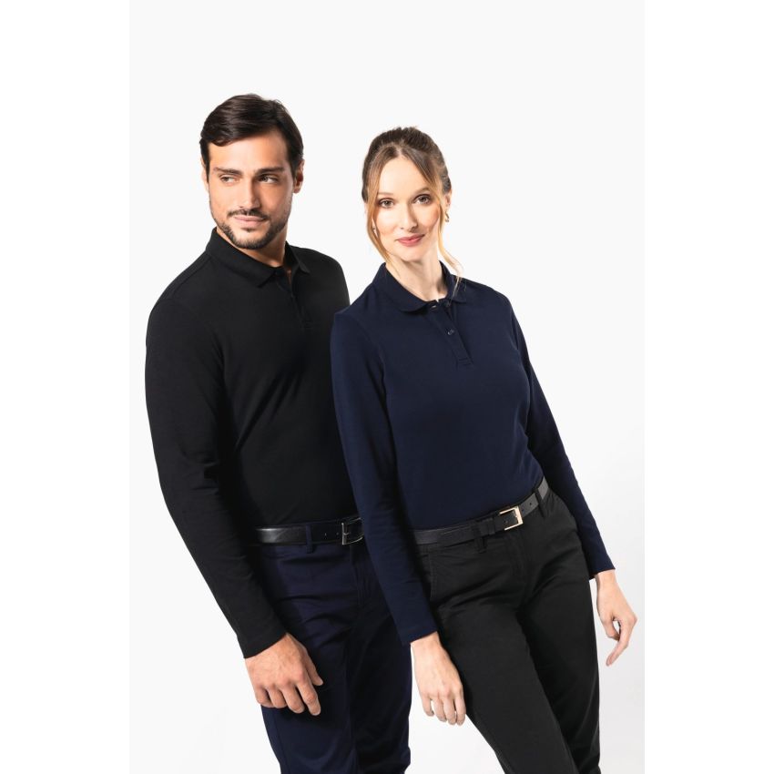 Women's Long Sleeve Supima® Polo