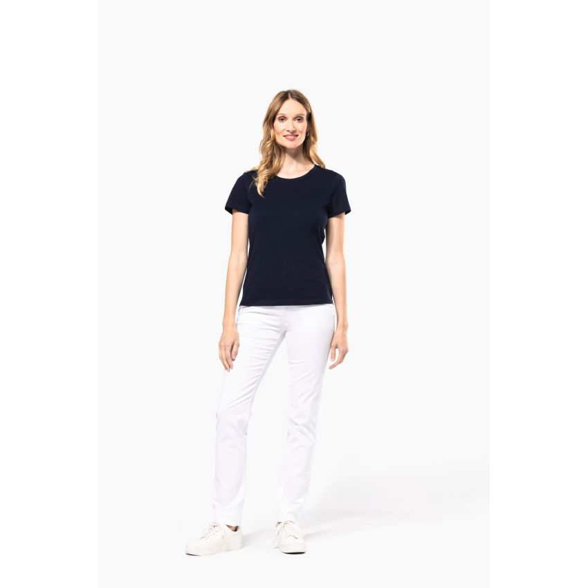 Women's Supima® T-shirt with round neck and short sleeves