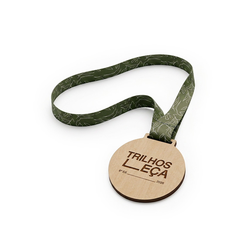 Custom Medals in Raw MDF with Laser Engraving