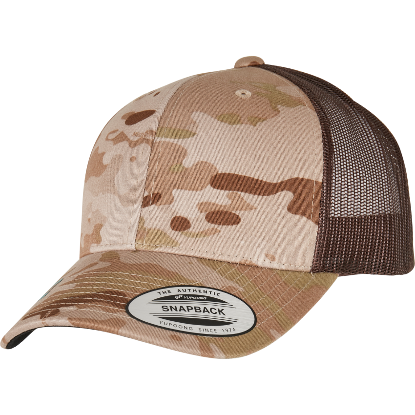 Retro Multicam Trucker Cap