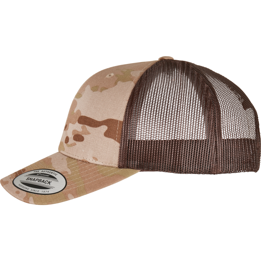 Retro Multicam Trucker Cap