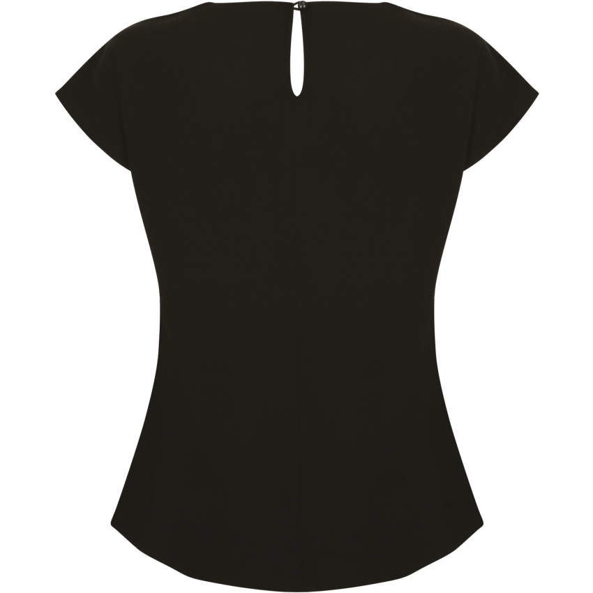 Ladies' blouse with pleated collar