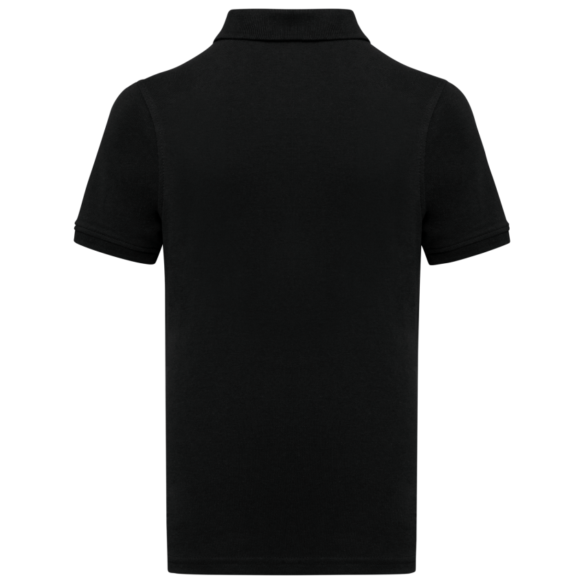 Kids' organic 180gsm piqué knit polo shirt