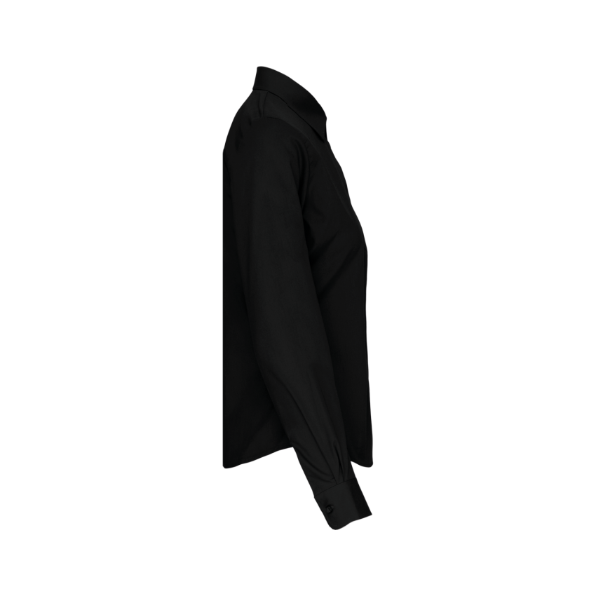 Ladies' long-sleeve easy-care poplin shirt