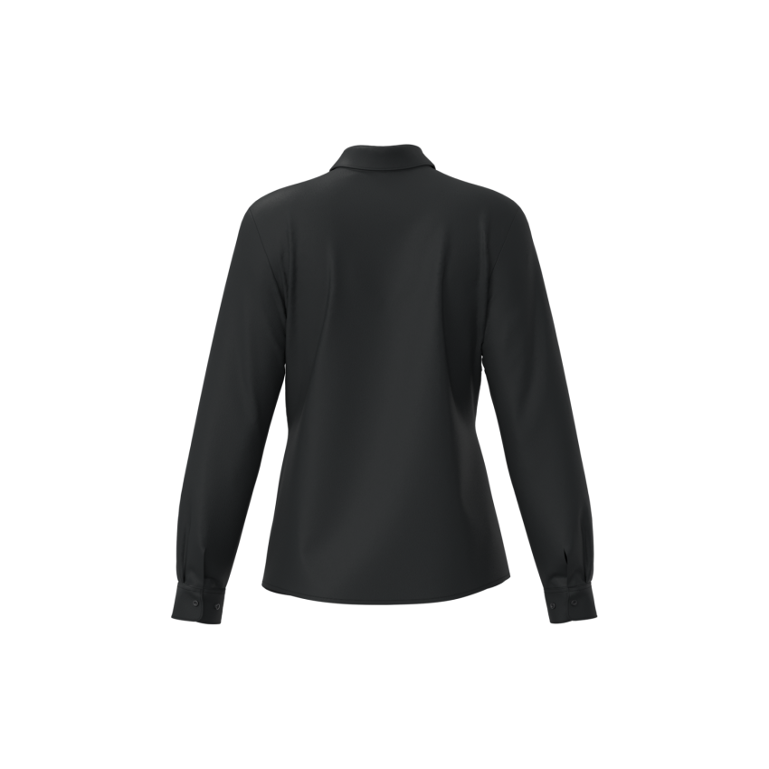 Ladies' easy-care polycotton poplin shirt