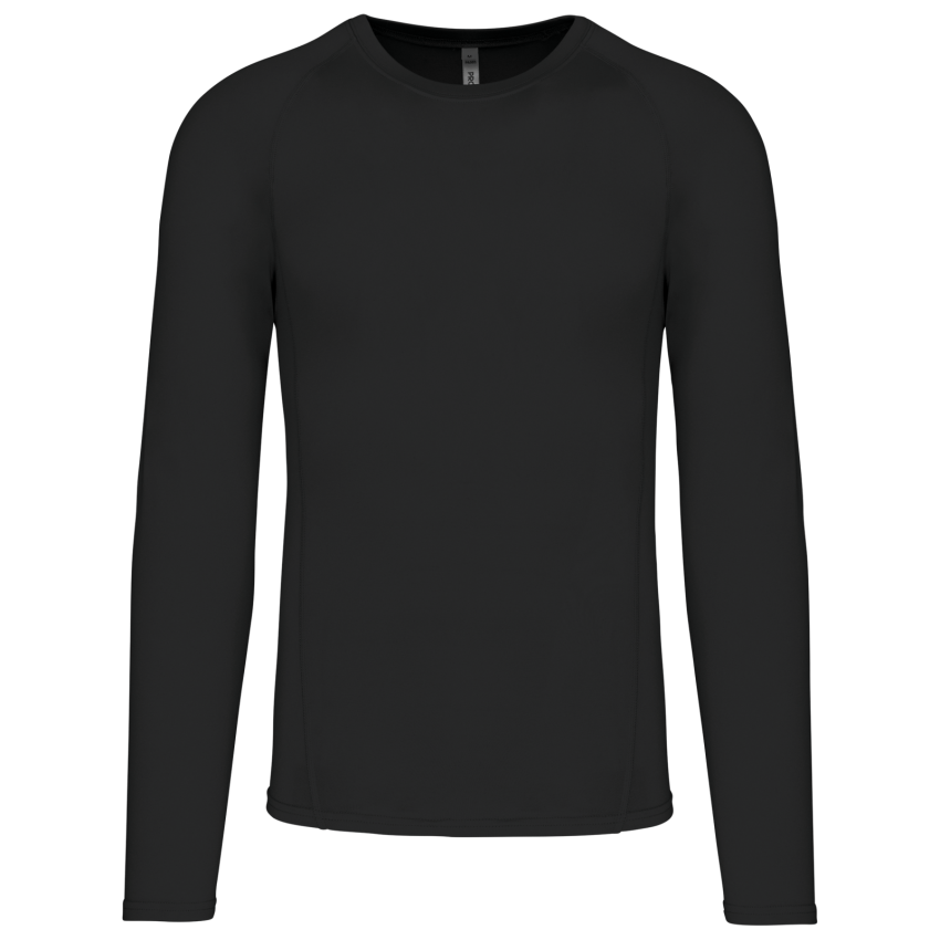 Long-sleeve sports base layer T-shirt