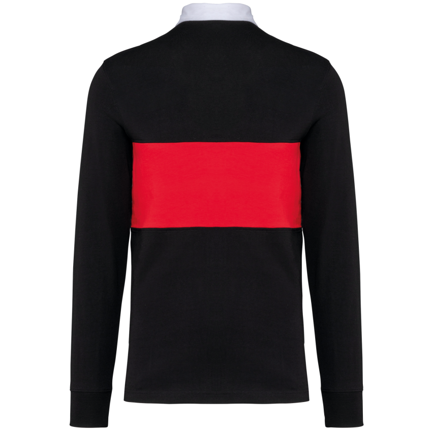 Long-sleeved rugby polo