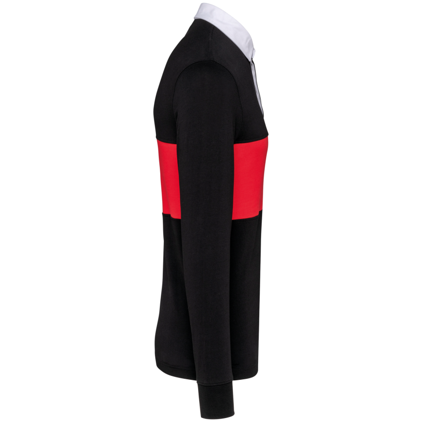 Long-sleeved rugby polo