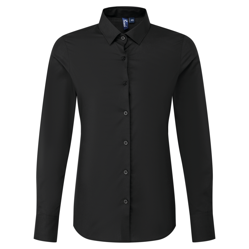 RECYCLIGHT long-sleeved poplin shirt for women