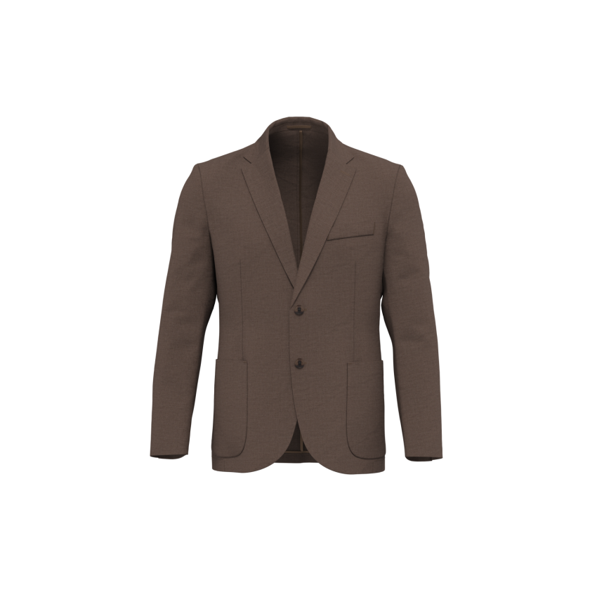 Men's washed-look linen blazer