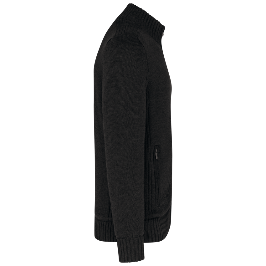 Men’s lined knitted jacket
