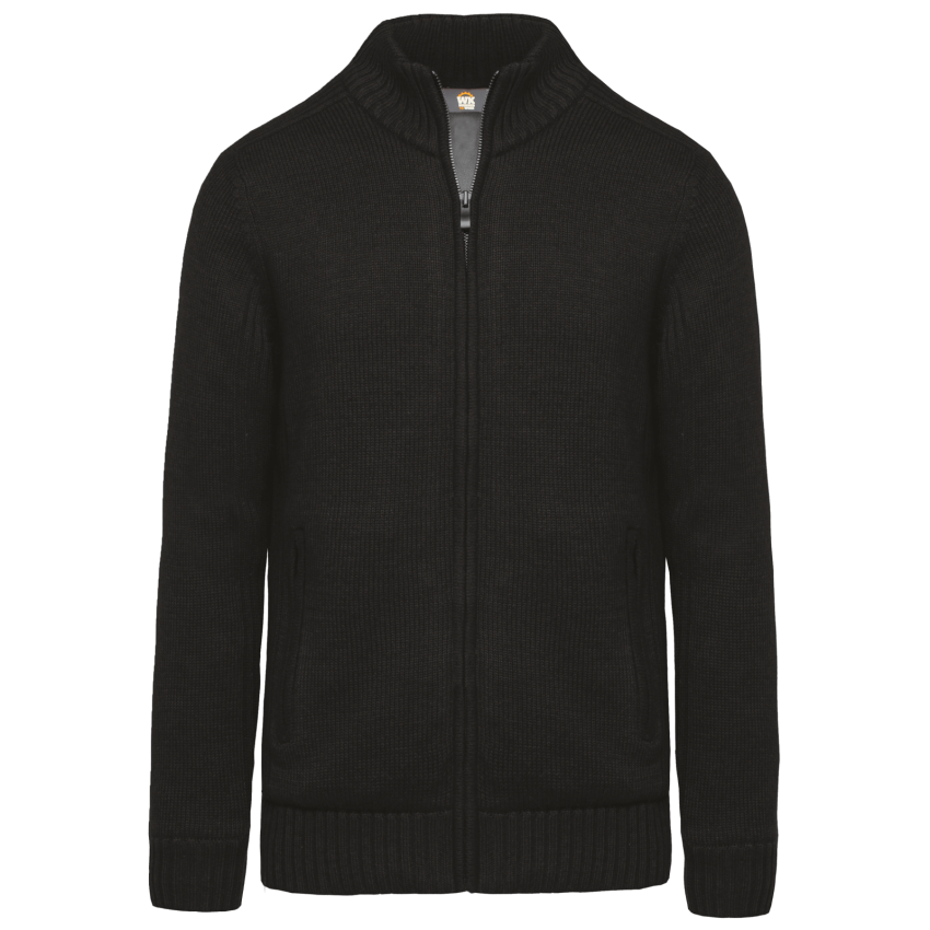 Men’s lined knitted jacket