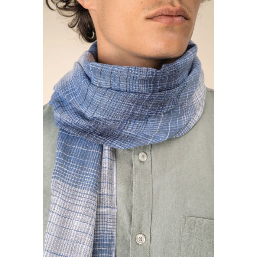 Unisex striped scarf